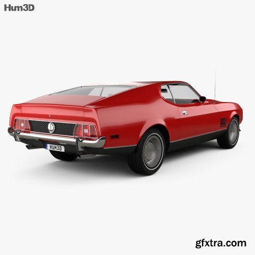 Ford Mustang Mach 1 1971 James Bond 3D Model