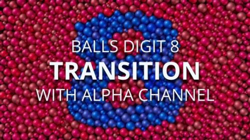 Videohive - Balls Pearls Digit 8 transition - 32869418 - 32869418