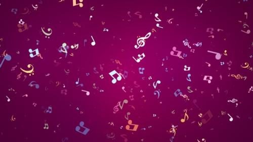 Videohive - Music Notes Background - 32883521 - 32883521