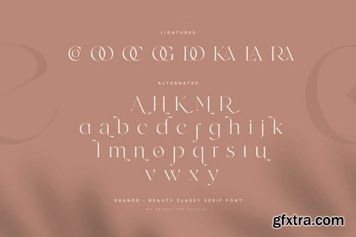 grande - beauty classy serif font