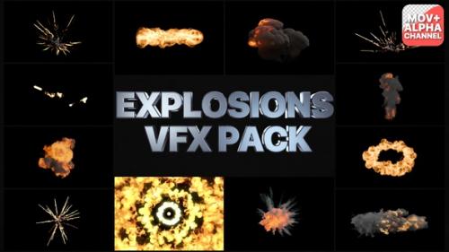 Videohive - VFX Explosions Pack | Motion Graphics - 32901514 - 32901514