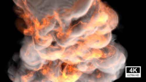 Videohive - Elegant Fire Smoke 4K 02 - 32901849 - 32901849