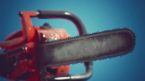 Videohive - Small Professional Chain Saw - 32902517 - 32902517