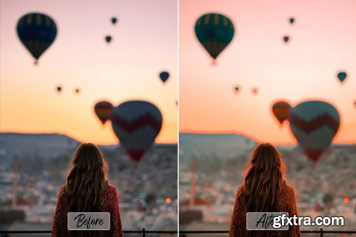 CreativeMarket - 10 Pro Sunset Glow Photoshop Actions 5943418