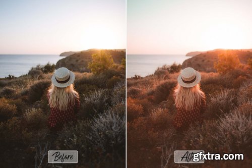 CreativeMarket - 10 Pro Sunset Glow Photoshop Actions 5943418