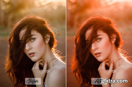 CreativeMarket - 10 Pro Sunset Glow Photoshop Actions 5943418