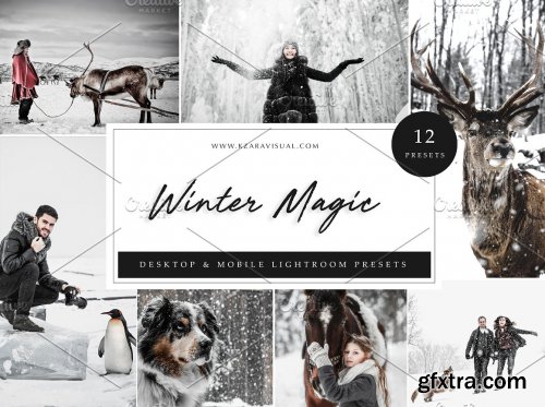  CreativeMarket - 12 x Lightroom Presets, Winter Magic 5962774