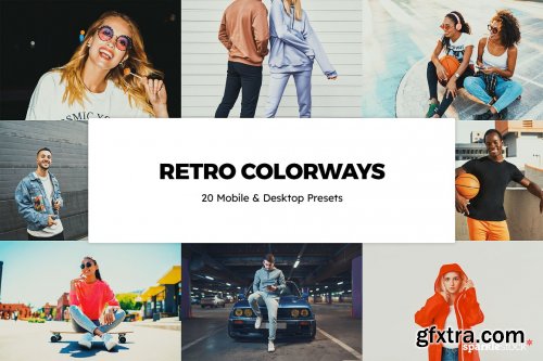 CreativeMarket - 20 Retro Colorways Lightroom Presets 6179772