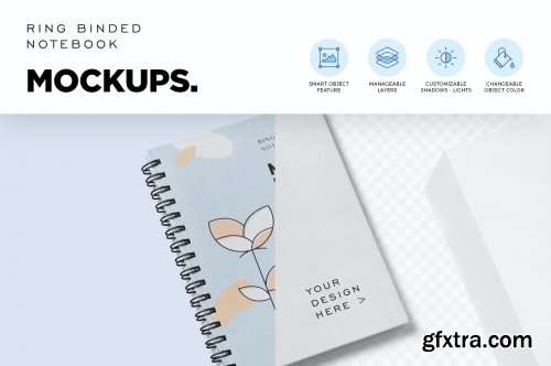 Ringed Notebook Mockups