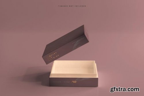 Jewelry or gift box mockup