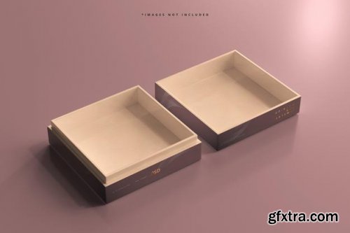 Jewelry or gift box mockup