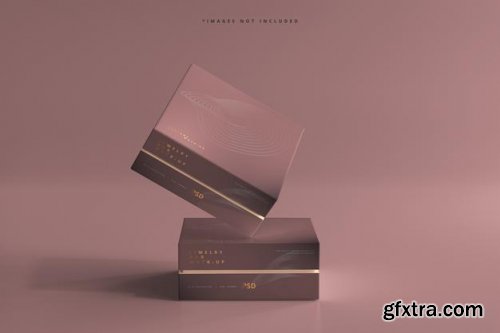 Jewelry or gift box mockup