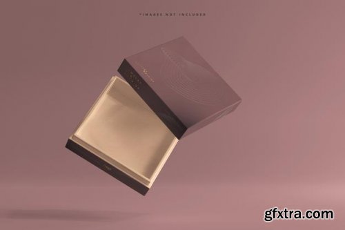 Jewelry or gift box mockup