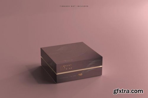 Jewelry or gift box mockup