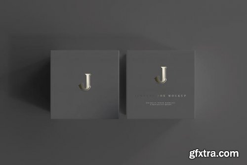 Jewelry or gift box mockup 3