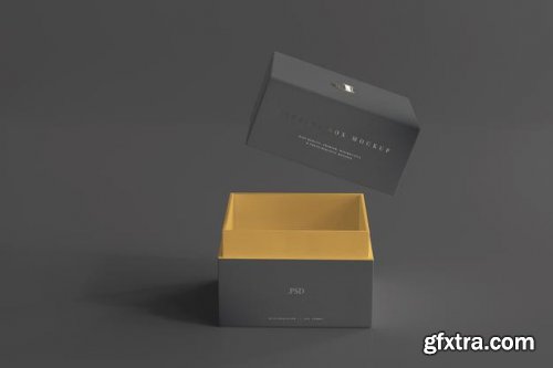 Jewelry or gift box mockup 3