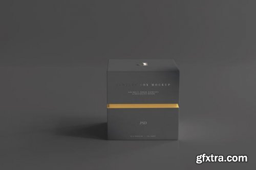 Jewelry or gift box mockup 3