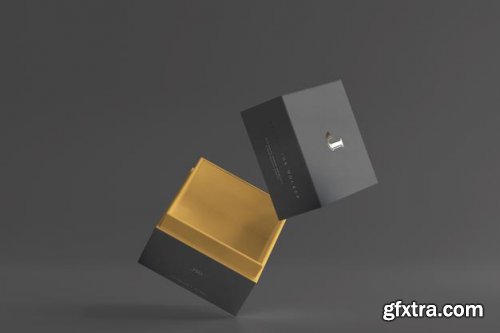 Jewelry or gift box mockup 3