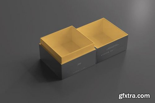 Jewelry or gift box mockup 3