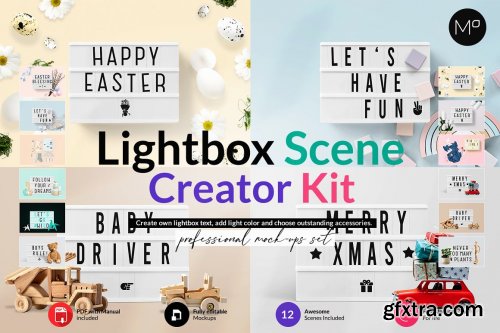 CreativeMarket - Lightbox Scene Creator Kit 5903643