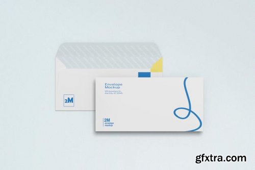 a4 poster and envelope mockup