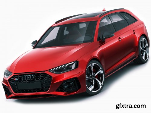 Audi RS4 Avant 2020 3D model