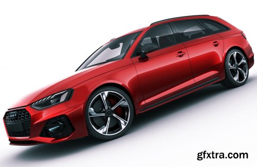 Audi RS4 Avant 2020 3D model