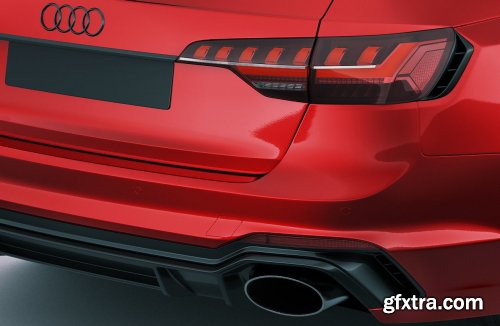 Audi RS4 Avant 2020 3D model