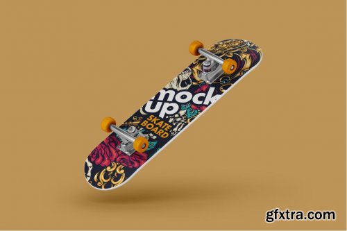  Skateboard Mockup Set