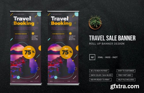 Travel Sale - Roll Up Banner