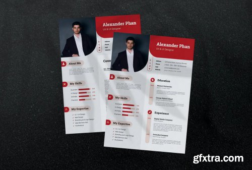 Simple Red - CV Resume