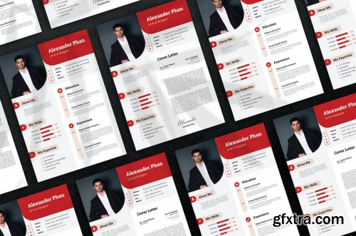 Simple Red - CV Resume