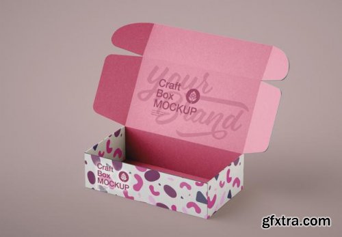 Paper Box paper bag mockup 2