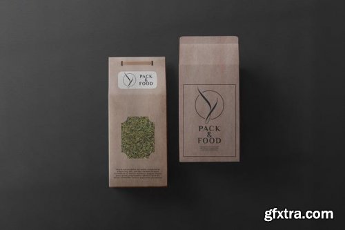 Paper Box paper bag mockup 2