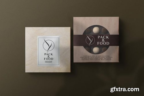 Paper Box paper bag mockup 2