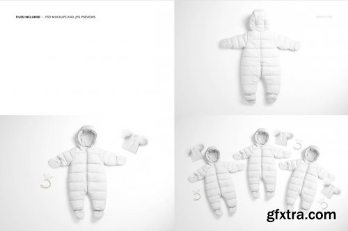 CreativeMarket - Baby Snowsuit Mockup Set (13/LFv.2) 5799574