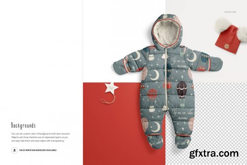 CreativeMarket - Baby Snowsuit Mockup Set (13/LFv.2) 5799574