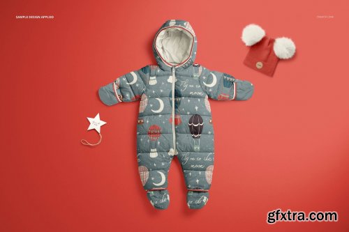 CreativeMarket - Baby Snowsuit Mockup Set (13/LFv.2) 5799574