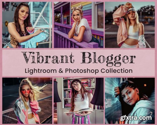 CreativeMarket - 15 Vibrant Blogger Colection 6221128