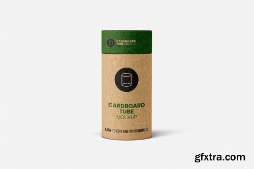 CreativeMarket - Cardboard Tube Mockup - 7 views 6224138