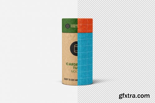 CreativeMarket - Cardboard Tube Mockup - 7 views 6224138