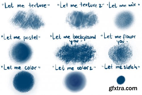 CreativeMarket - Let Me Draw - Brushes for Procreate 6044633