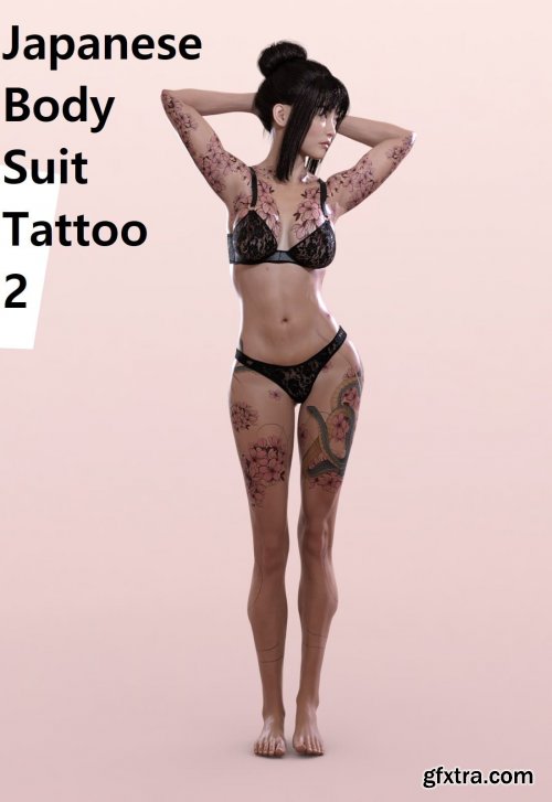 Japanese Bodysuit Tattoo for G8F N2