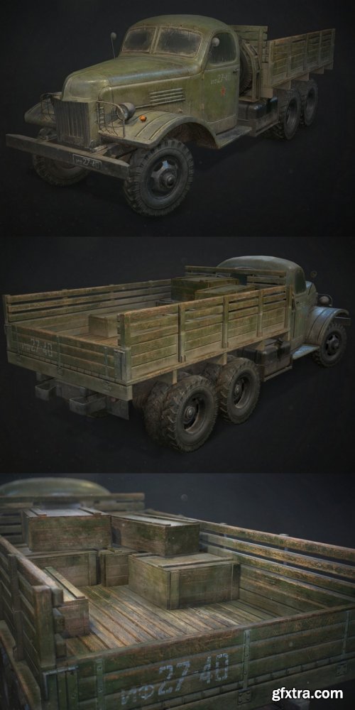 ZIS -151 Old Soviet Vehicle 