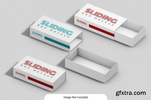 Sliding box mockup