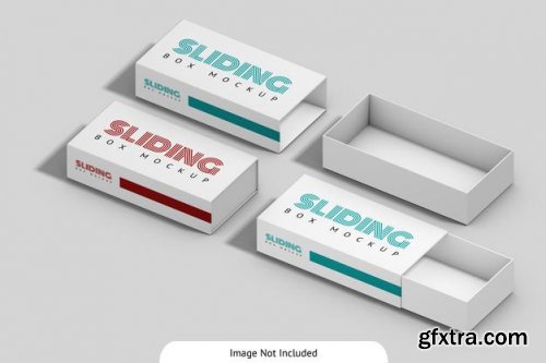 Sliding box mockup