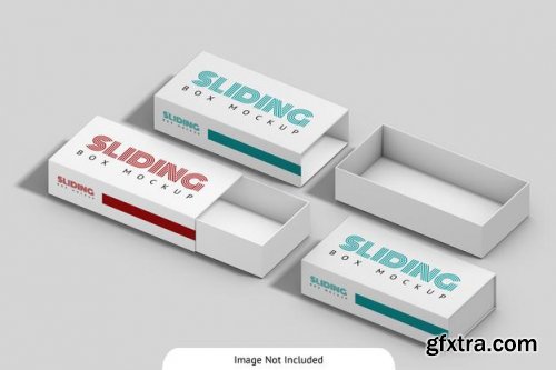 Sliding box mockup