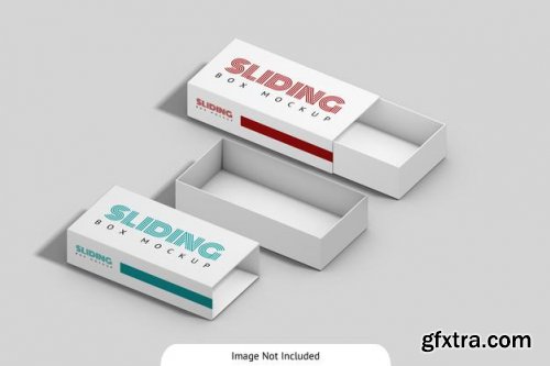 Sliding box mockup