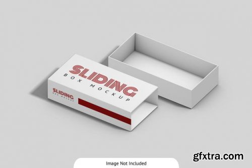 Sliding box mockup