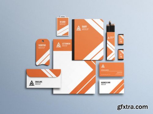 Stationery branding mock up